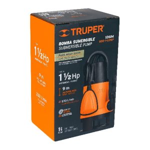 BOMBA SUMERGIBLE PLASTICA PARA AGUA SUCIA 1-1/2 TRUPER