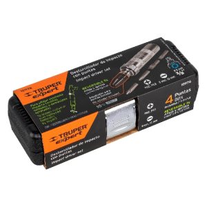 DESARMADOR DE IMPACTO CON 4 PUNTAS DE ACERO 3/8
