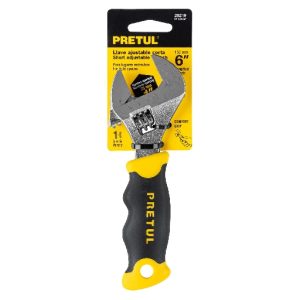 LLAVE AJUSTABLE CORTA DE 6 PULGADAS